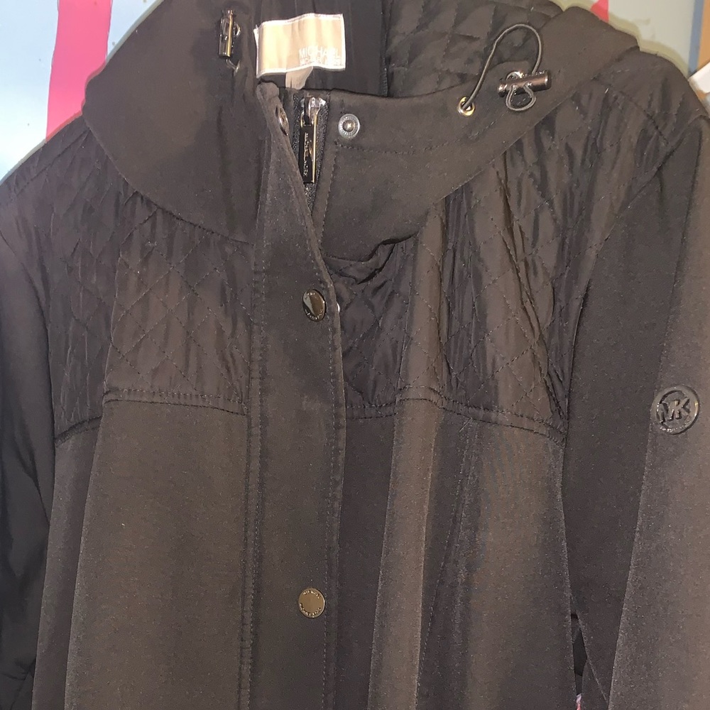 Michael kors black long coat